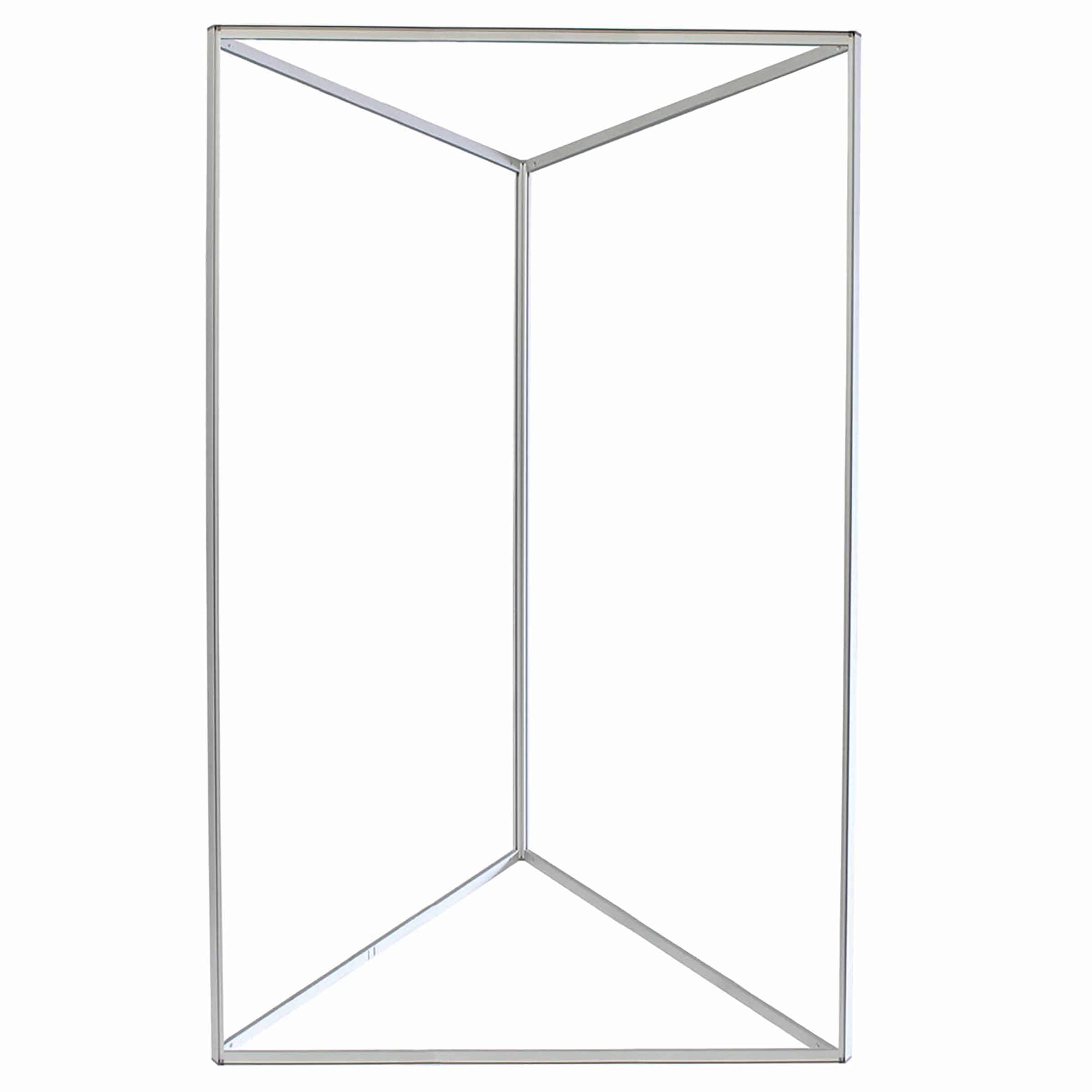 5ft X 8ft SEG (Silicone Edge Graphic) Triangle Non-Backlit Tower (Hardware Only)