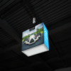 Wavelight Casonara Blimp 3.5ft Cube Backlit Hanging Sign Hardware Kit