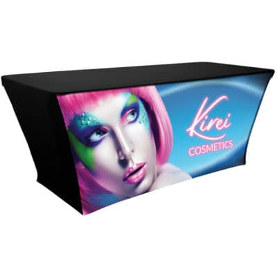 6ft Backlit Printed Table Cover