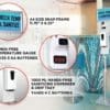 Temperature Check and Sanitizer Kiosk A