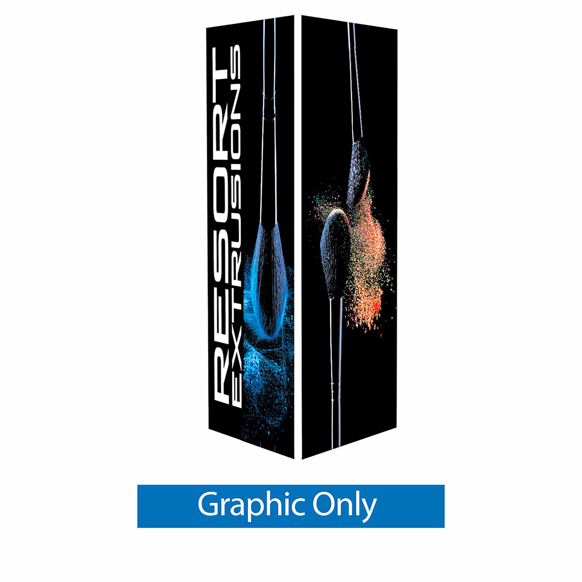 3ft X 8ft SEG (Silicone Edge Graphic) Square Backlit Tower (Graphic Only)