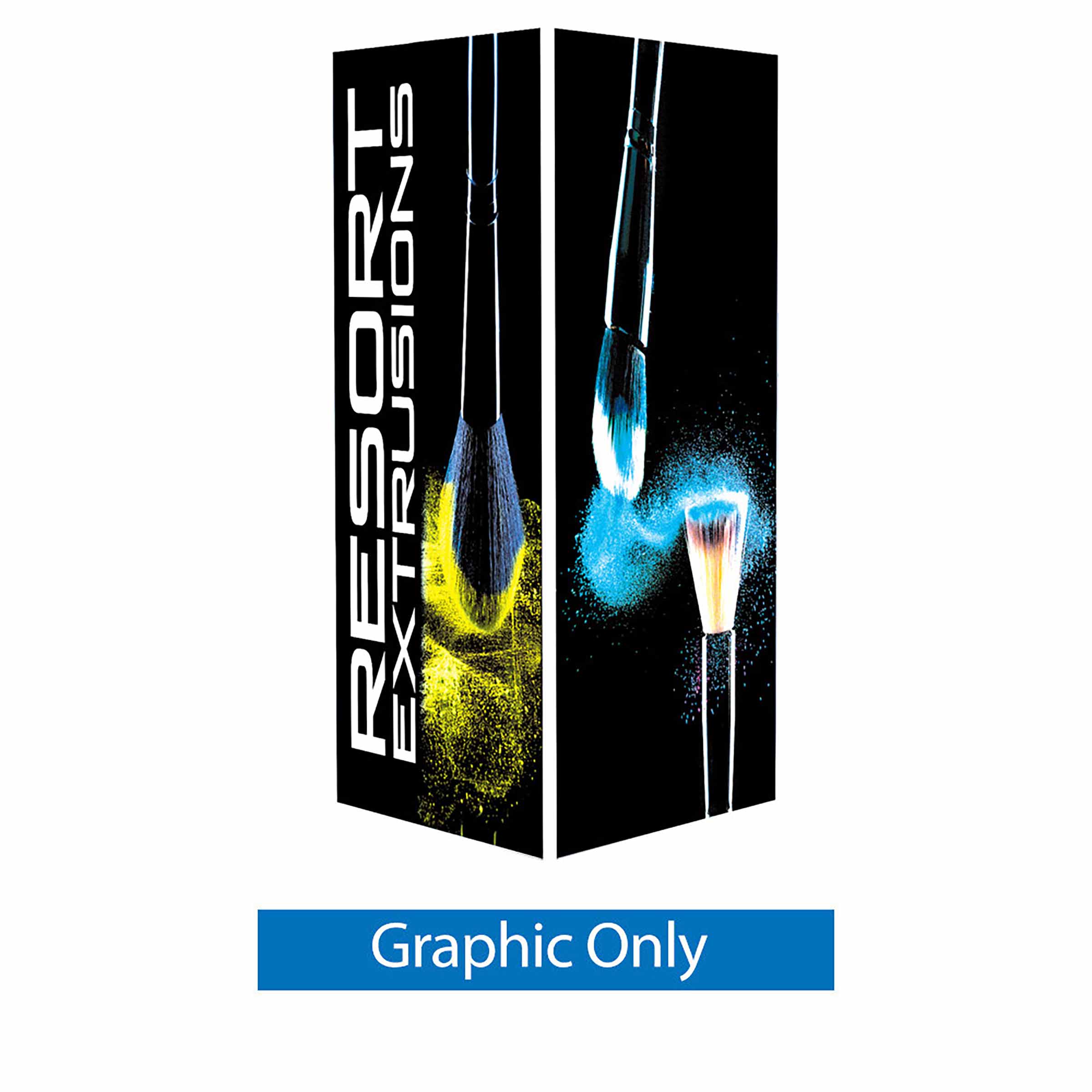 4ft X 8ft SEG (Silicone Edge Graphic) Square Backlit Tower (Graphic Only)