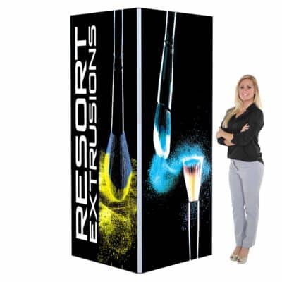 4ft X 8ft SEG (Silicone Edge Graphic) Square Backlit Tower Package