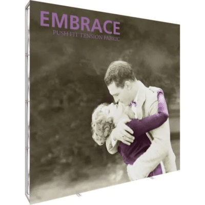 Embrace 10ft Extra Tall Height Push-Fit Tension Fabric Display no Endcap Package