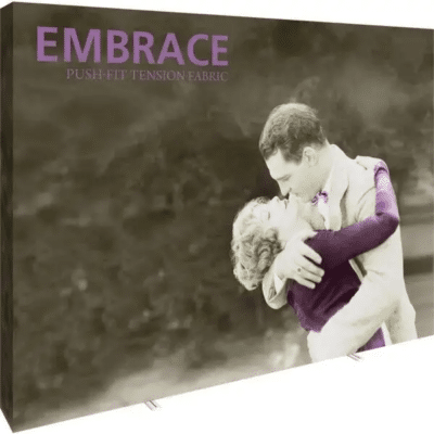 Embrace 10ft Full Height Push-Fit Tension Fabric Display with Endcap Package
