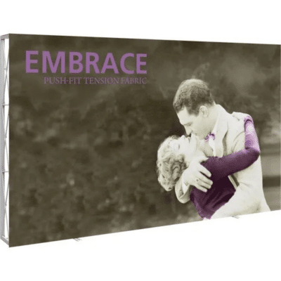 Embrace 12.25ft Full Height Push-Fit Tension Fabric Display no Endcap Package