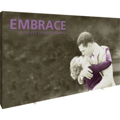 Embrace 12.25ft Full Height Push-Fit Tension Fabric Display with Endcap Package