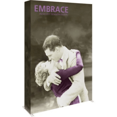 Embrace 5ft Full Height Push-Fit Tension Fabric Display with Endcap Package