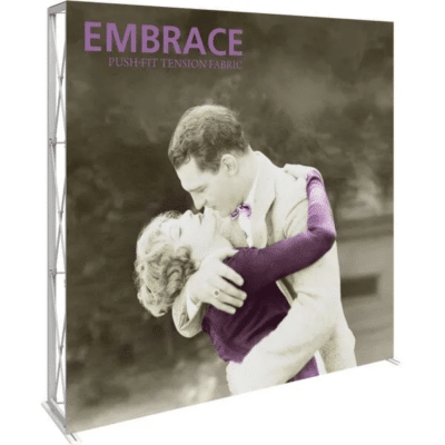 Embrace 7.5ft Full Height Push-Fit Tension Fabric Display no Endcap Package