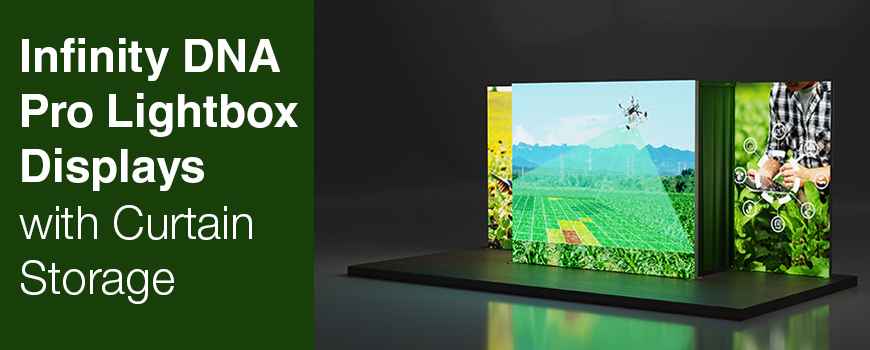 Featured Image Template - Infinity DNA Pro Lightbox Displays with Curtain Storage
